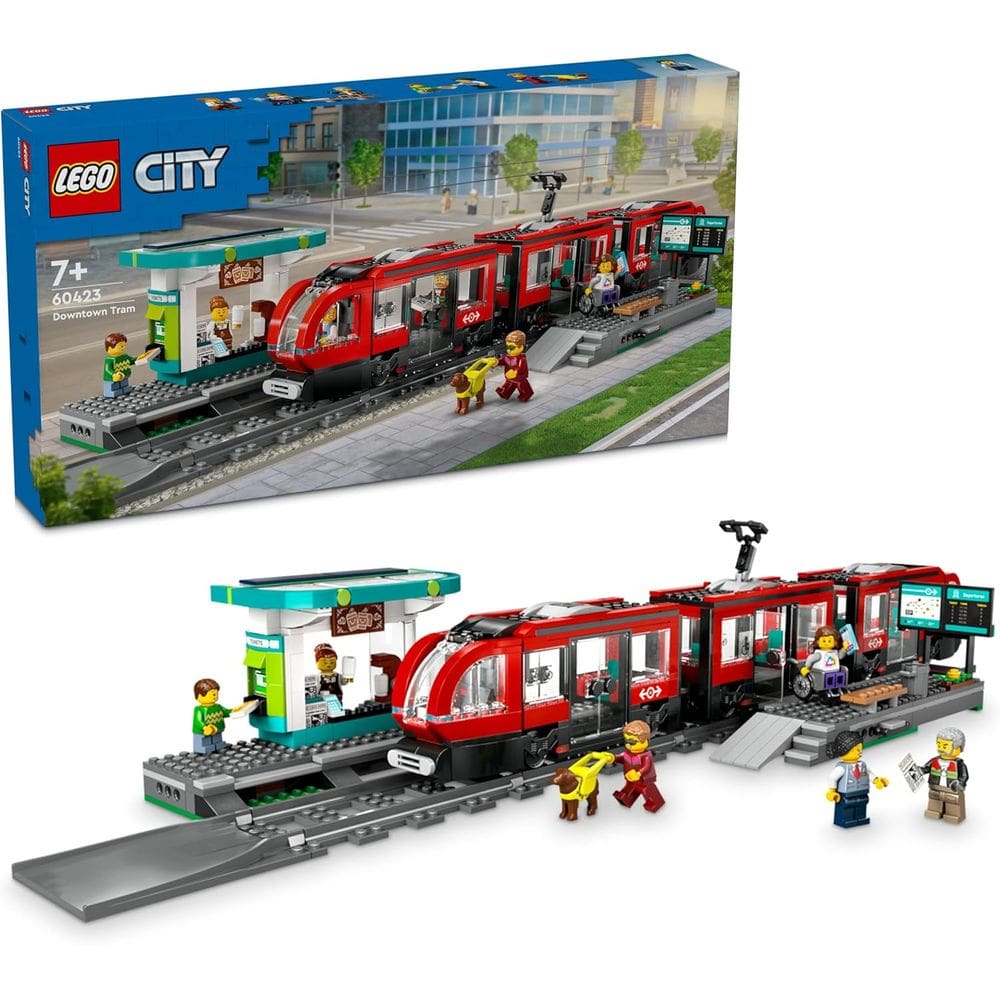 Lego City - Bonde E Estação Do Centro Da Cidade 60423