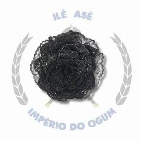 Flor De Cabelo Veludo - Preto