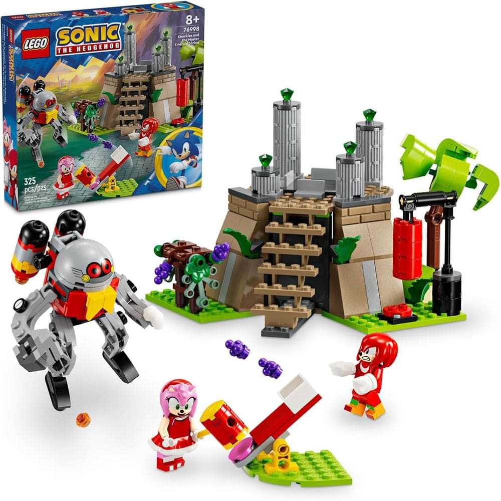 Lego Sonic The Hedgehog - Knuckles E O Santuário Mestre Emeralda 76998
