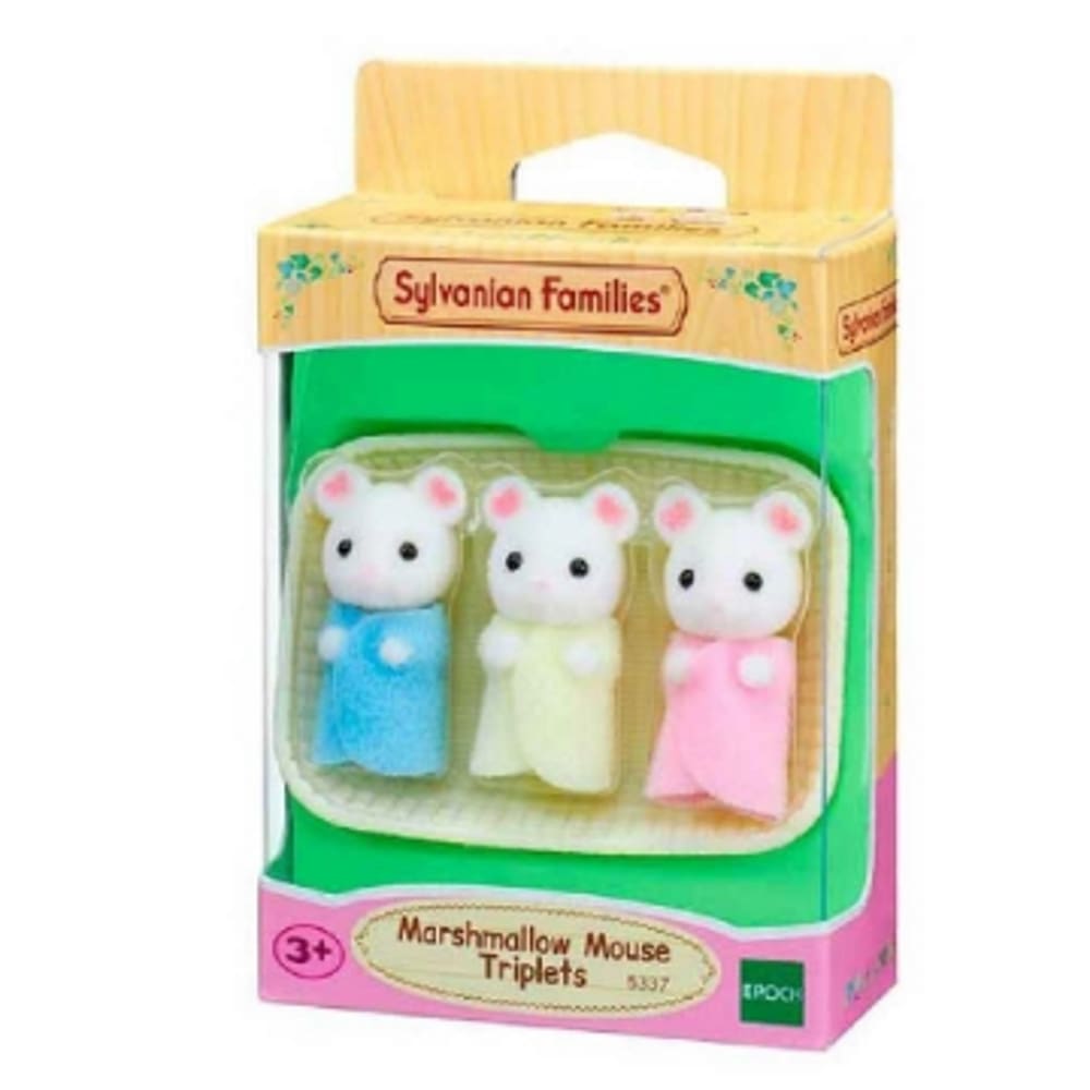 Sylvanian Families - Trigêmeos Rato Marshmallow