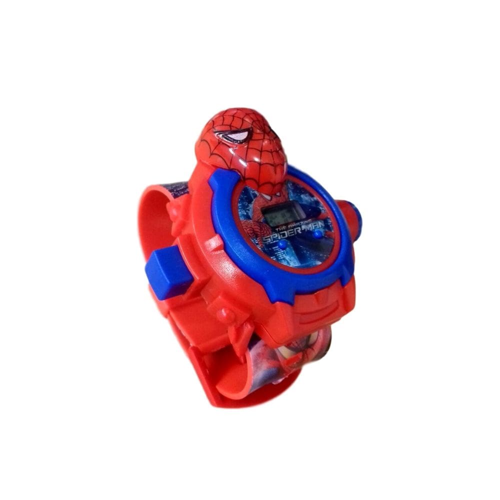 Homem Aranha Infantil Relógio Brinquedo Projetor De Imagem