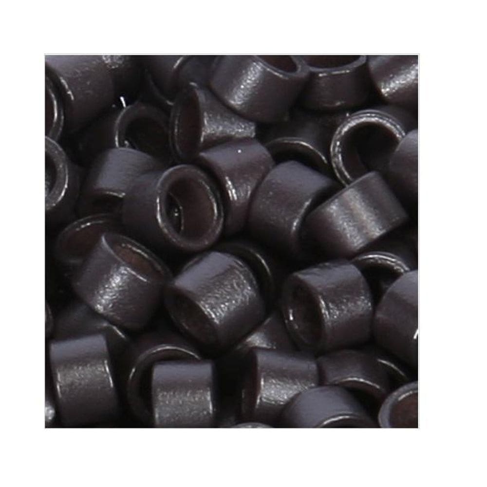Micro Link Anéis Sem Silicone Mega - Castanho Escuro 200Und