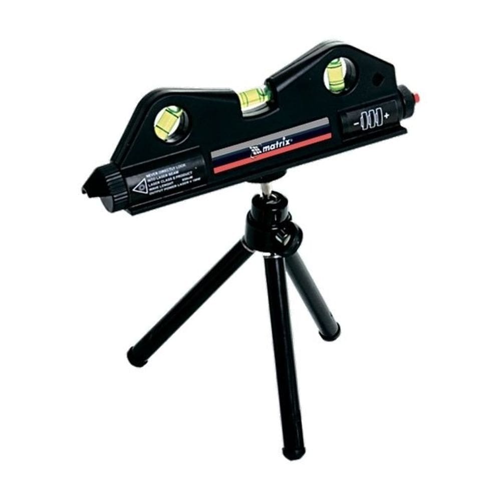 Nível A Laser Prumo 170mm Com Tripé de 150mm 3 Bolhas Mtx