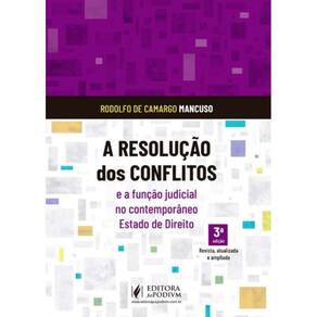 Resolucao Dos Conflitos E A Funcao Judicial No Con
