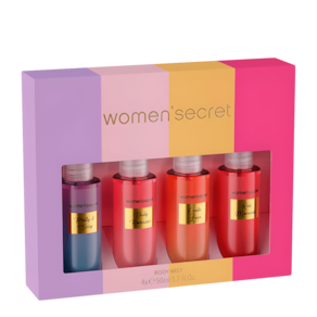 Kit Women`Secret c/4 Body Mist - Perfume Corporal 50ml