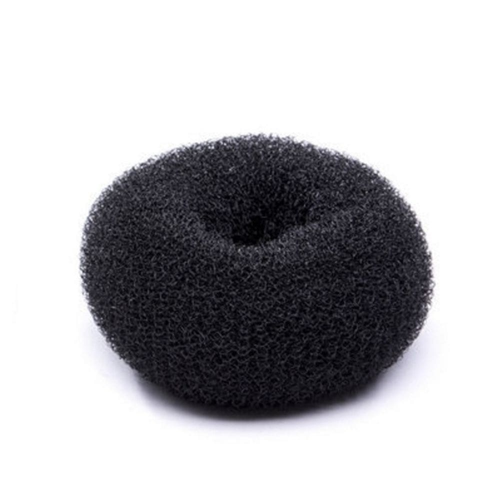 Rosquinha Esponja Donut para Coque Perfeito cor Preto