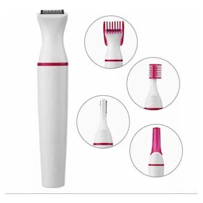 Máquina Depilação Feminina Aparador Elétrico Recaregavel 5X1