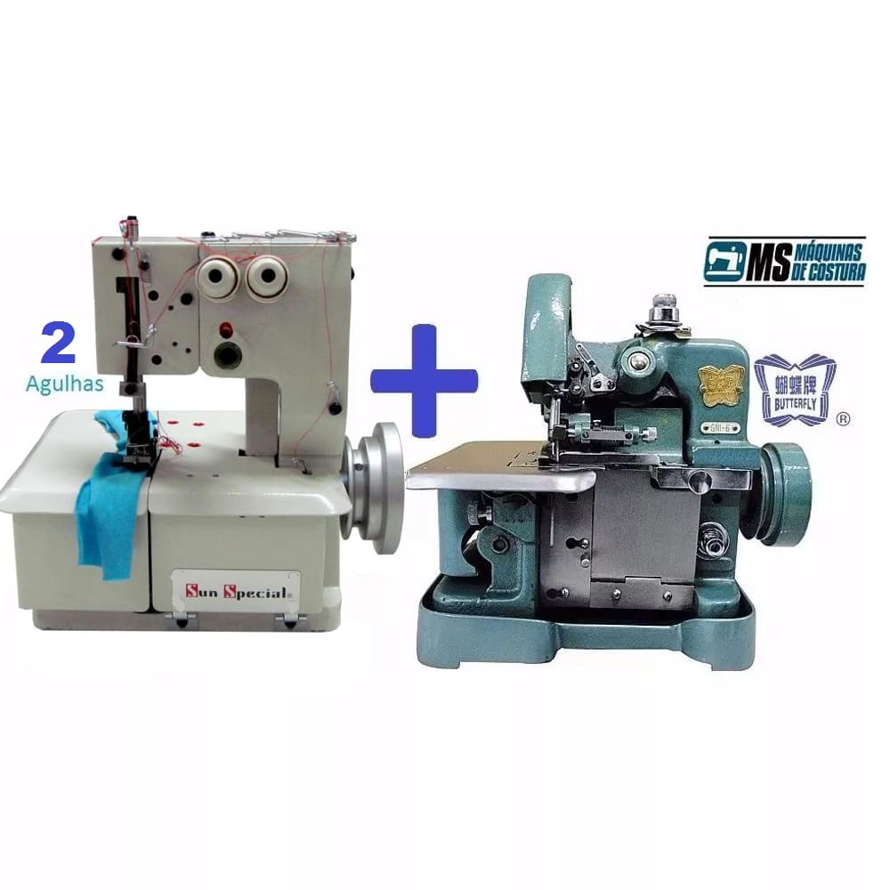 Overlock, Overloque + Galoneira (colarete)2 Agulhas- SS