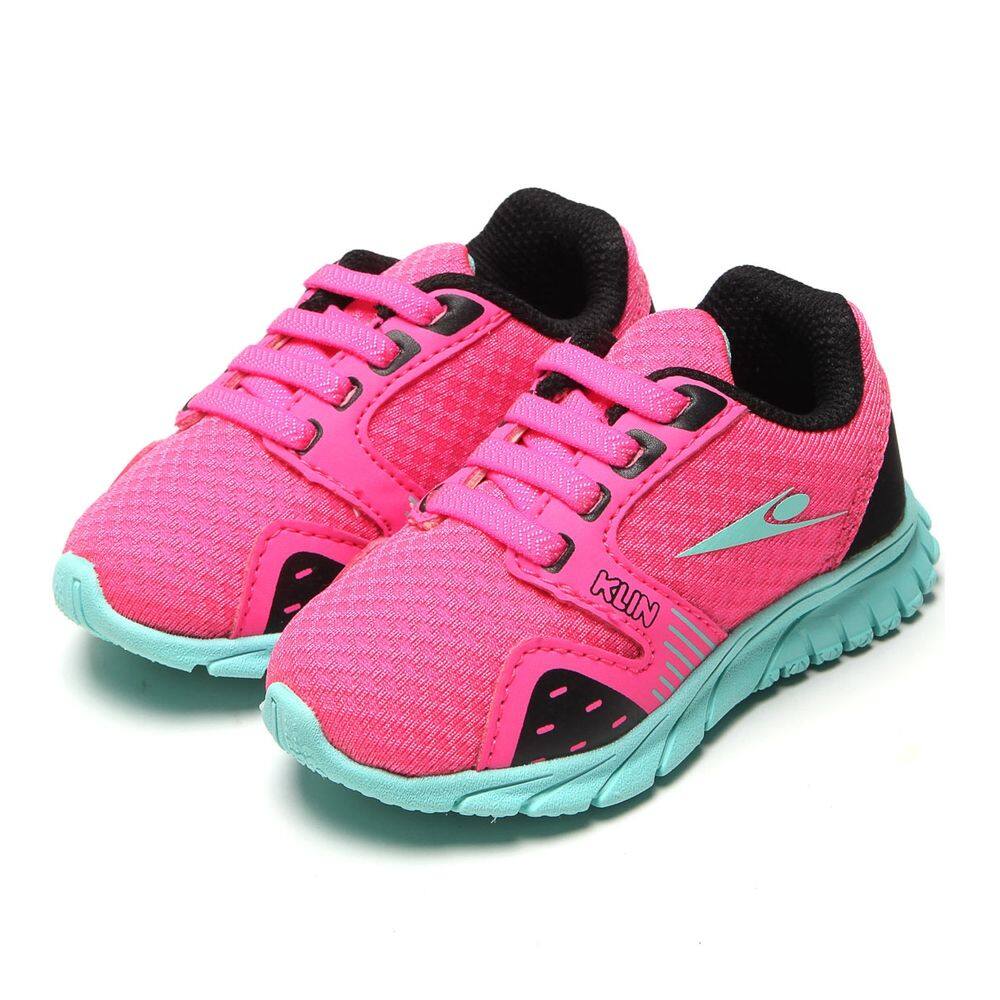 Tênis Klin Freedom Pink Turquesa Imperdível Cód: 246