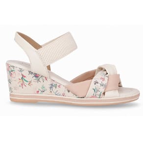 Sandália Anabela Piccadilly 408231 Feminina - Off White