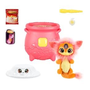 Caldeirão Mágico Mixies Gem Surprise Temporada 3 Com Pelúcia e Acessórios Brinquedo Candide