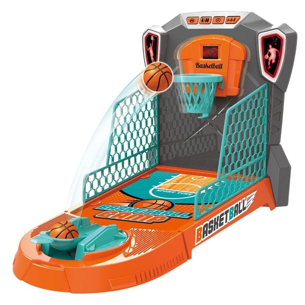 Jogo Mini Basquete Infantil Placar Digital Eletronico Luz e Som DM Toys