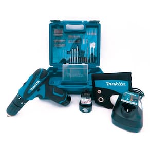Parafusadeira/Furadeira de Impacto com Carregador 2 Baterias 12V e Maleta com Brocas Bits e Soquetes - Makita HP330DWEX3