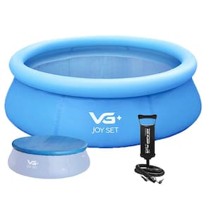 Piscina Inflável Joy Set 2490 L Circular 240 Cm com Capa Bomba Vg Plus