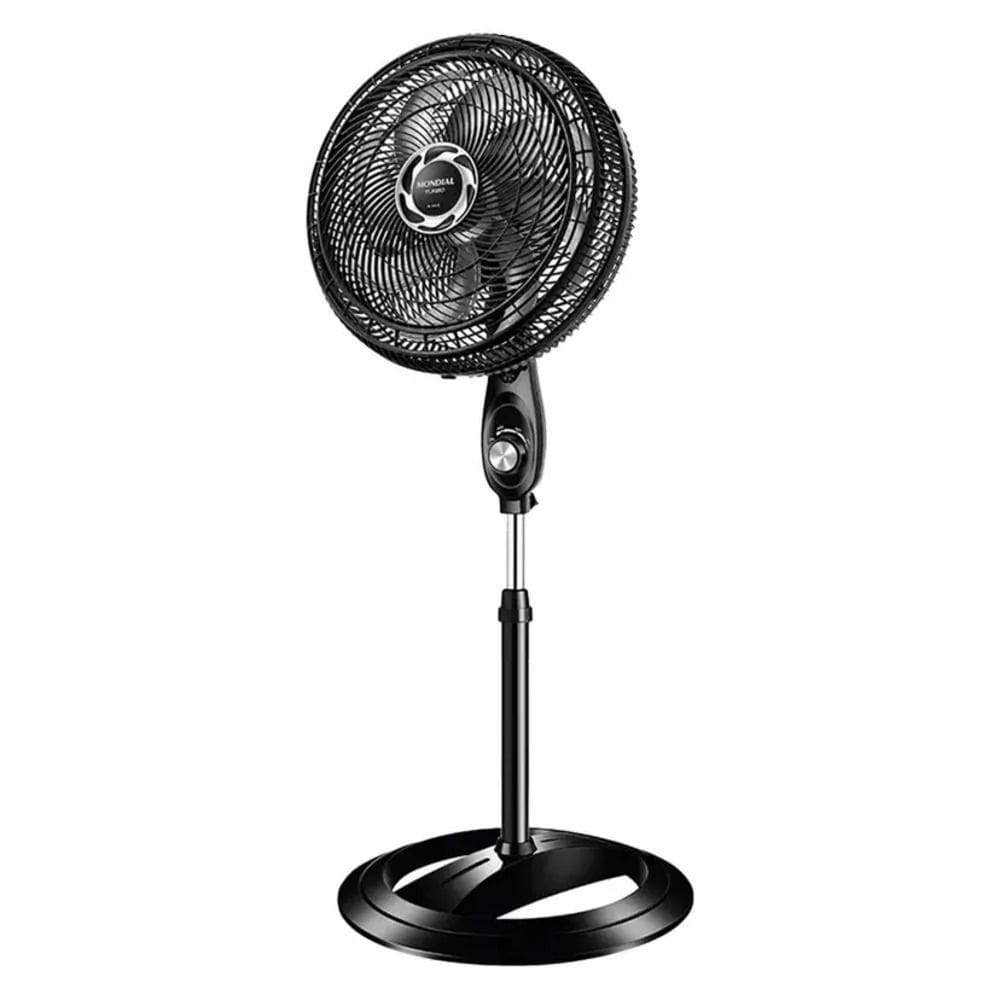 Vent 40CM Mondial Coluna Turbo NVT-40C-8P-NB - 3799-02  PRETO/PRATA  220 VOLTS