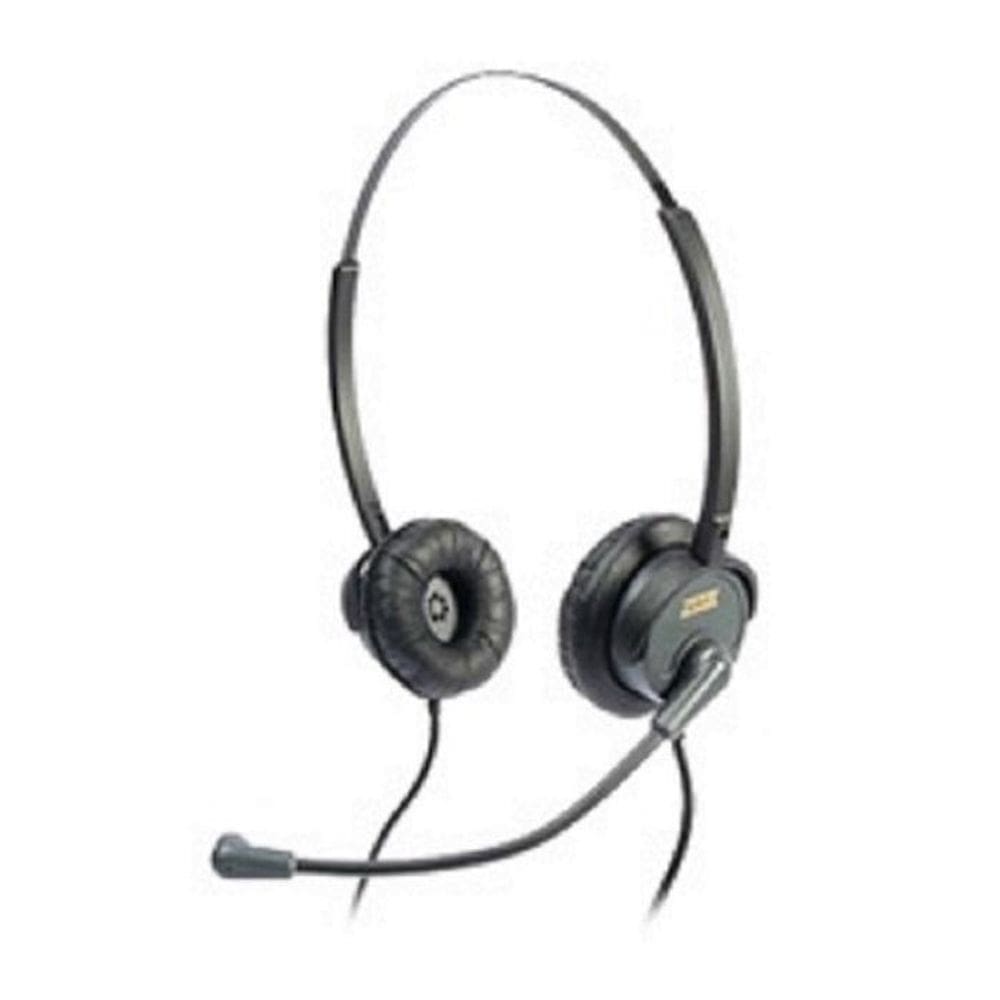 Headset Zox- Hz-30D - Tubo Flex Duplo Auricular-Conector Rj9