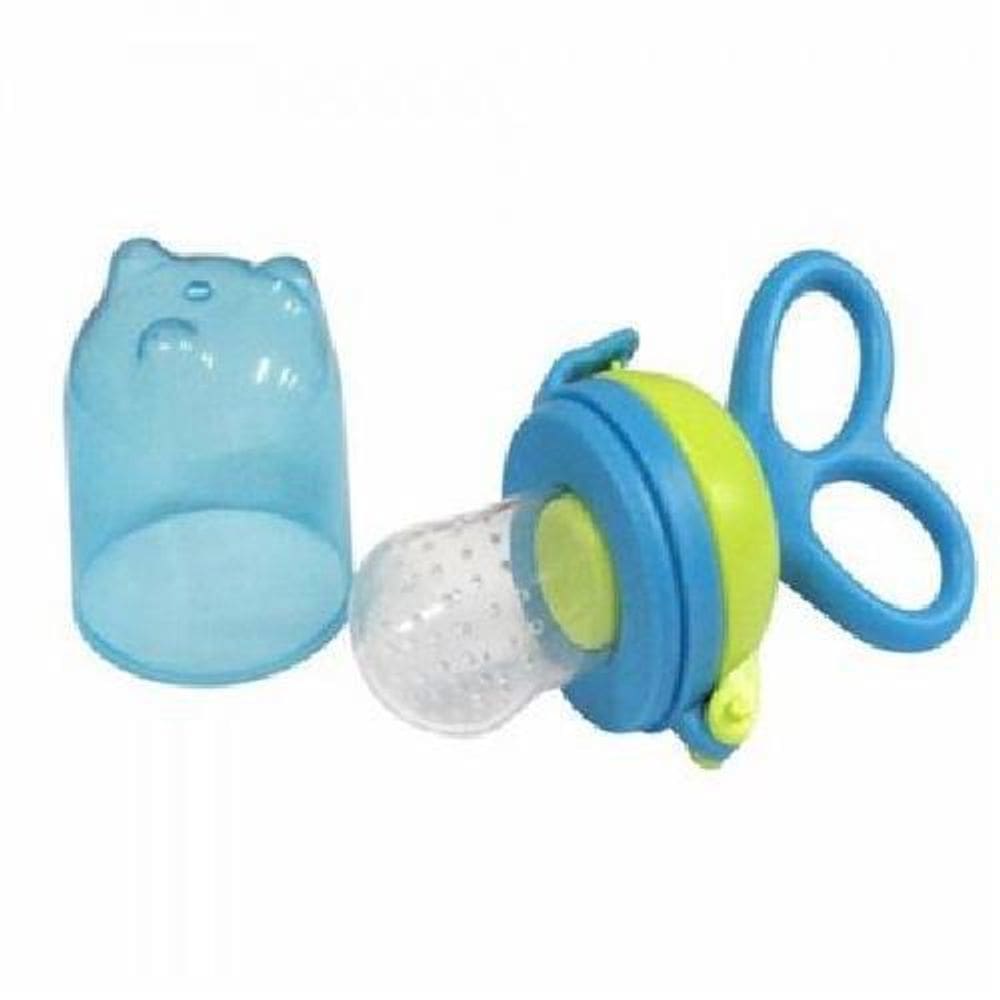 Alimentador De Silicone Com Regulagem Azul - Gala 6m+