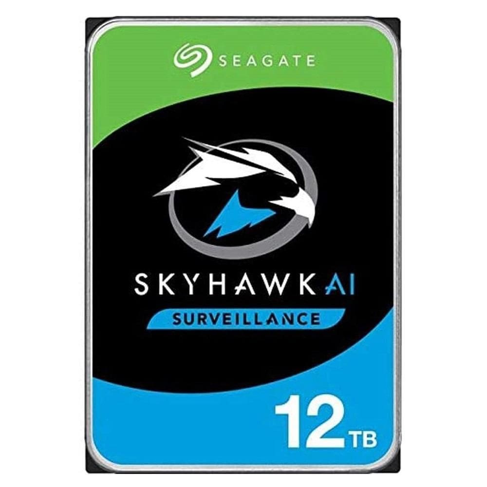 HDD Seagate SKYHAWK AI 12TB P/ Seguranca Vigilancia / DVR - ST12000VE001
