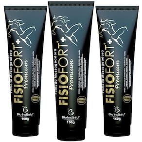 Fisiofort Premium Pomada Massageadora 3x150g Bio Instinto