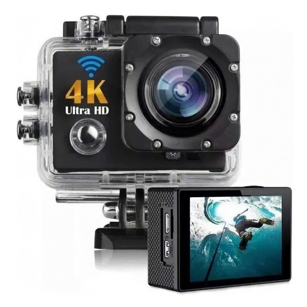 Câmera A Prova Dágua Go Cam Ultra Pro Full Hd 4K Sport Ação