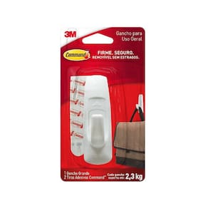 Gancho Adesivo 3M Command 2,3 Kg - Sem Furos