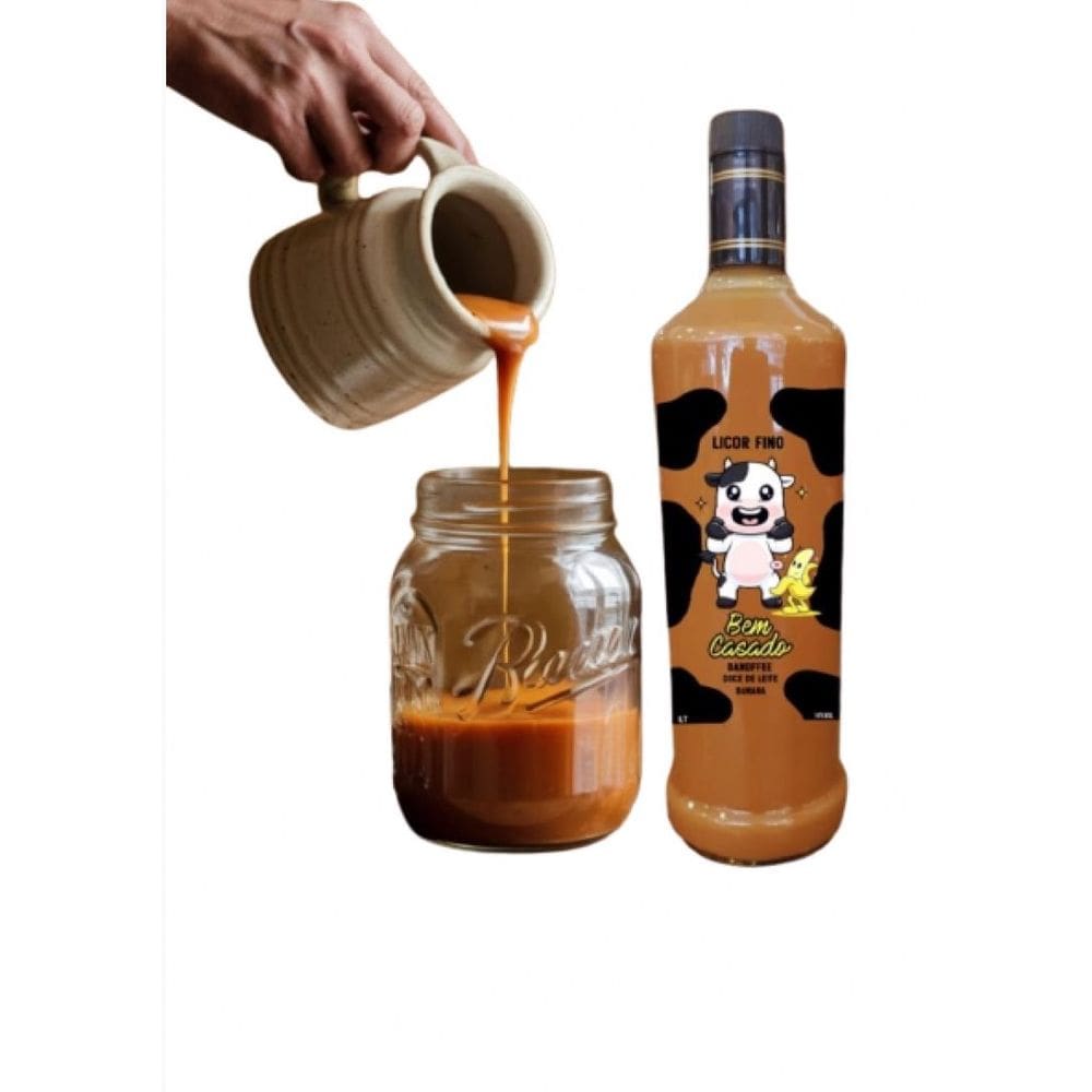 Licor bem casado de banoffee