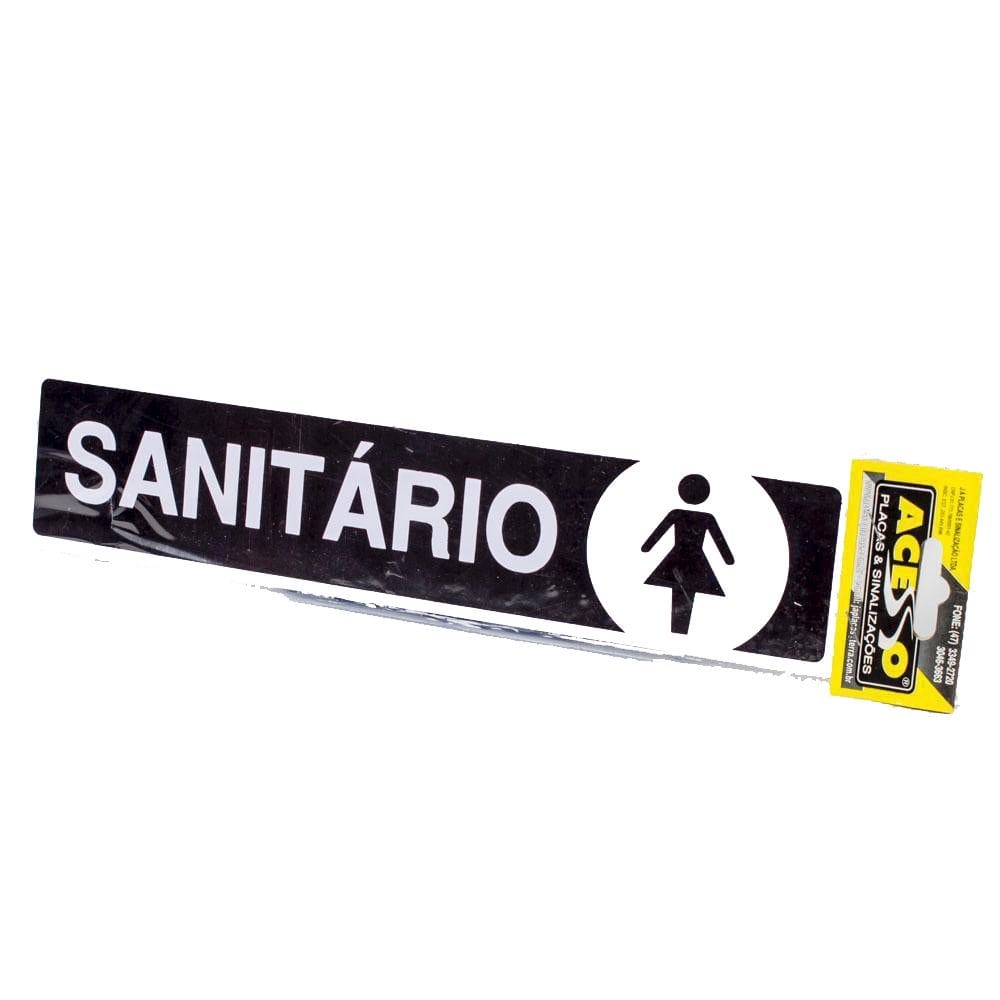 Placa Sanitário Feminino