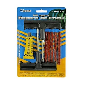 Kit para reparo de pneu com escariador furo carro e moto B