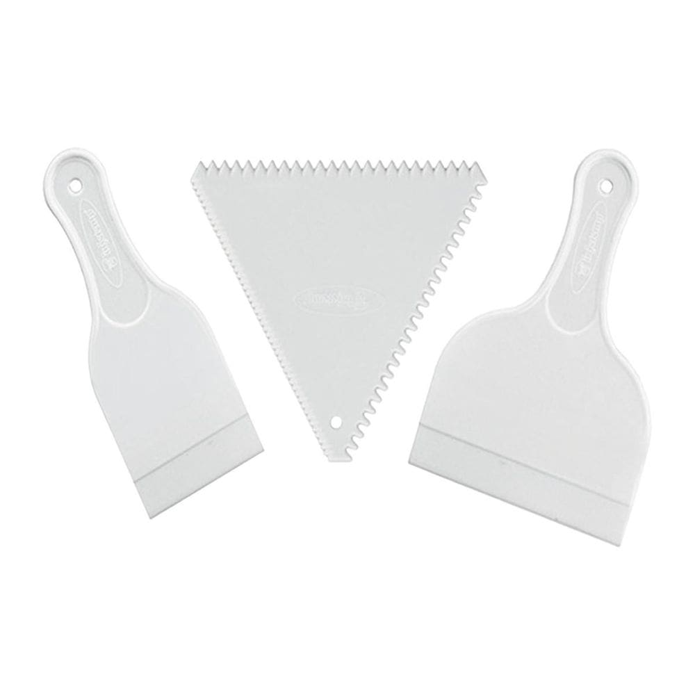 Kit 3 Espátulas Decore Fácil 3 Peças Decoração Cozinha Doce