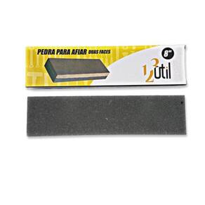 Pedra Para Afiar Faca Duas Faces 8 Formato Retangular