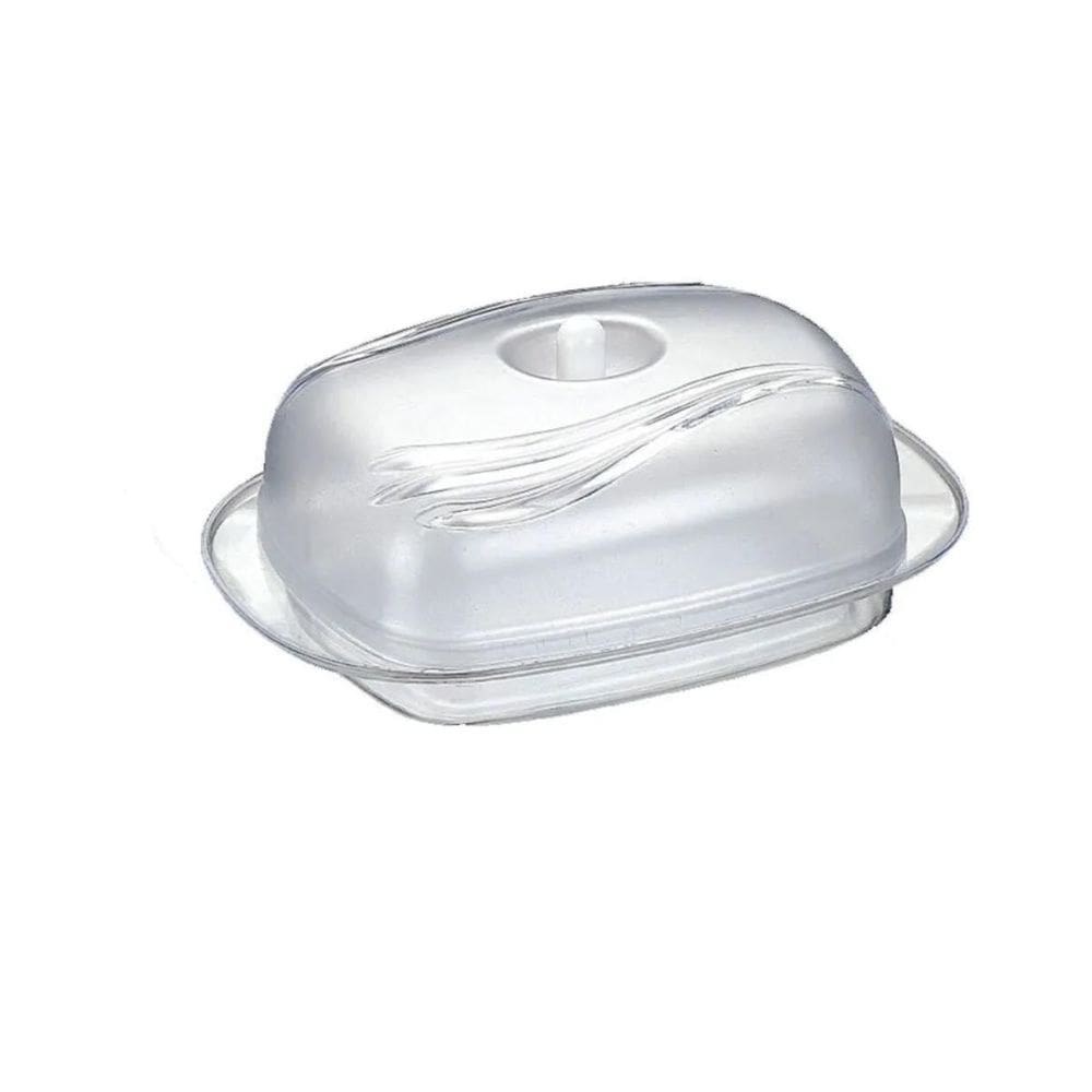 Manteigueira De Mesa Com Tampa De Acrílico Transparente