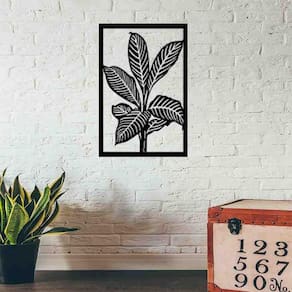 Quadro Decorativo Folha Vazada - Mdf 3Mm 003