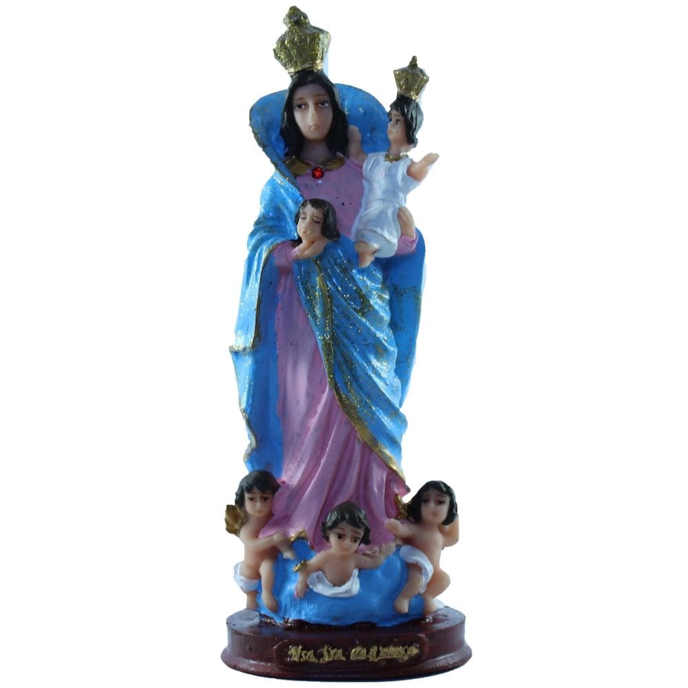 Imagem Nossa Senhora Da Cabeça Em Resina 17 Cm