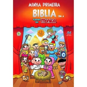 Livro Minha Primeira Biblia Com A Turma Da Monica - Pequeno