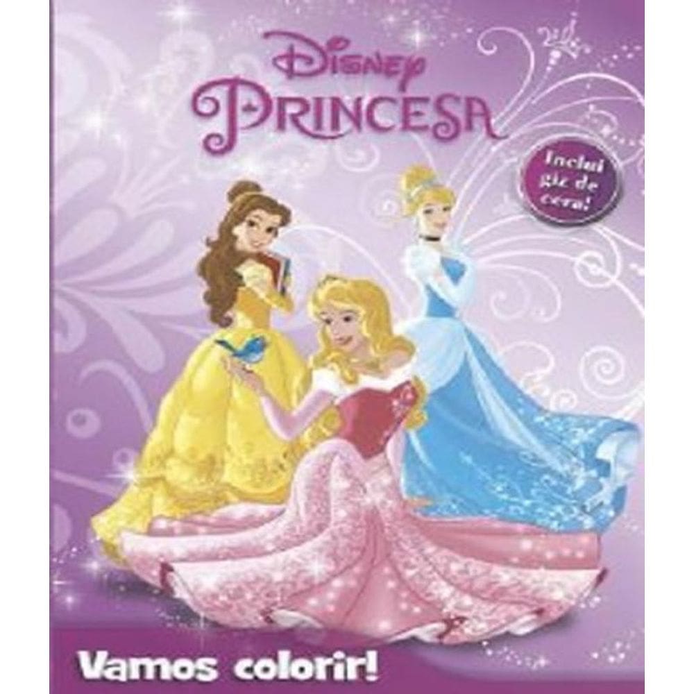 Livro Princesas - Vamos Colorir