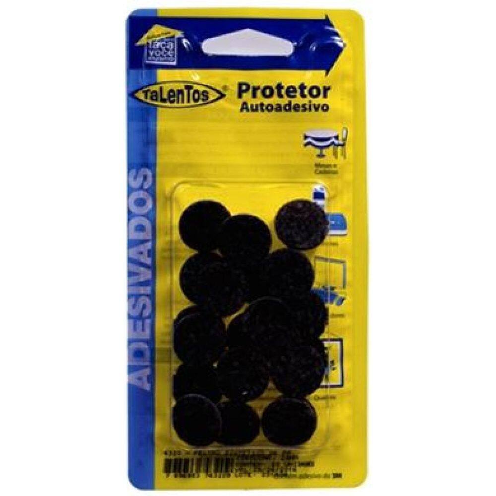 Feltro Sintético de pp 4320 Circular 3x20mm 20 Peças