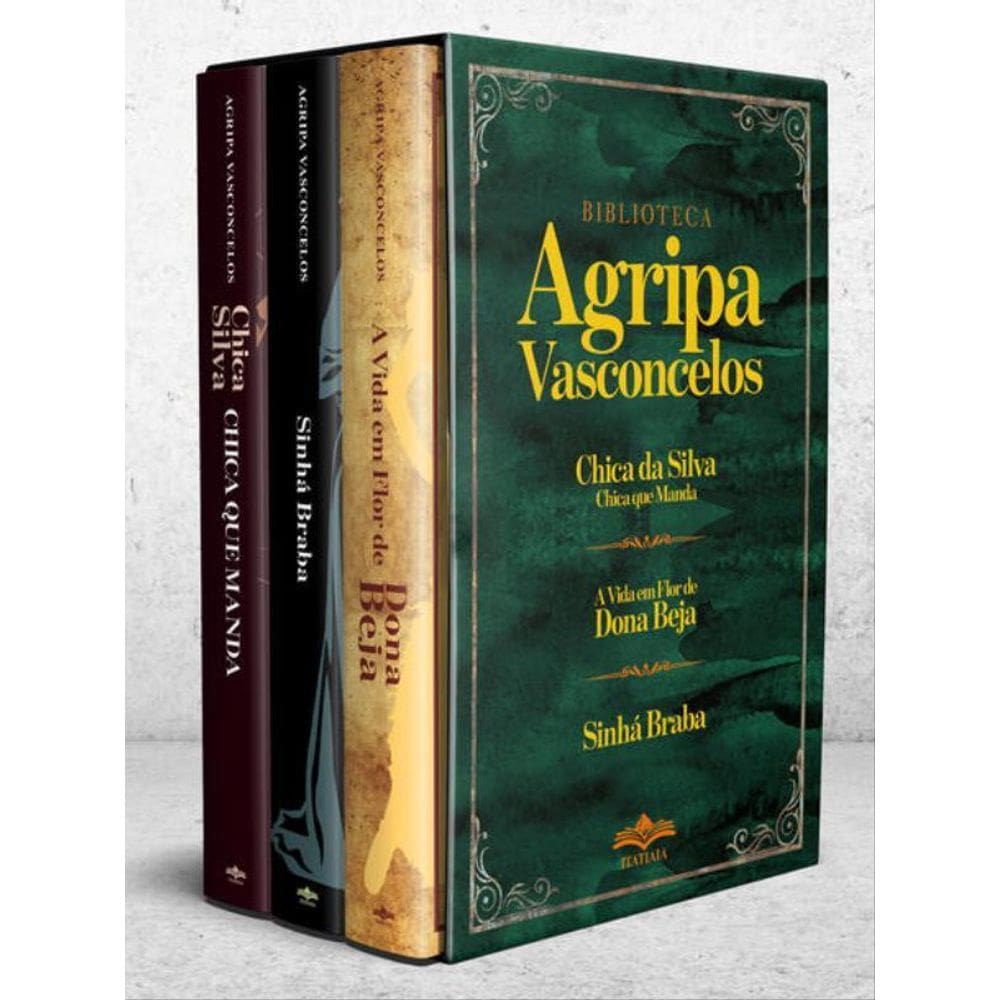 Biblioteca Agripa Vasconcelos - Box Com 3 Livros