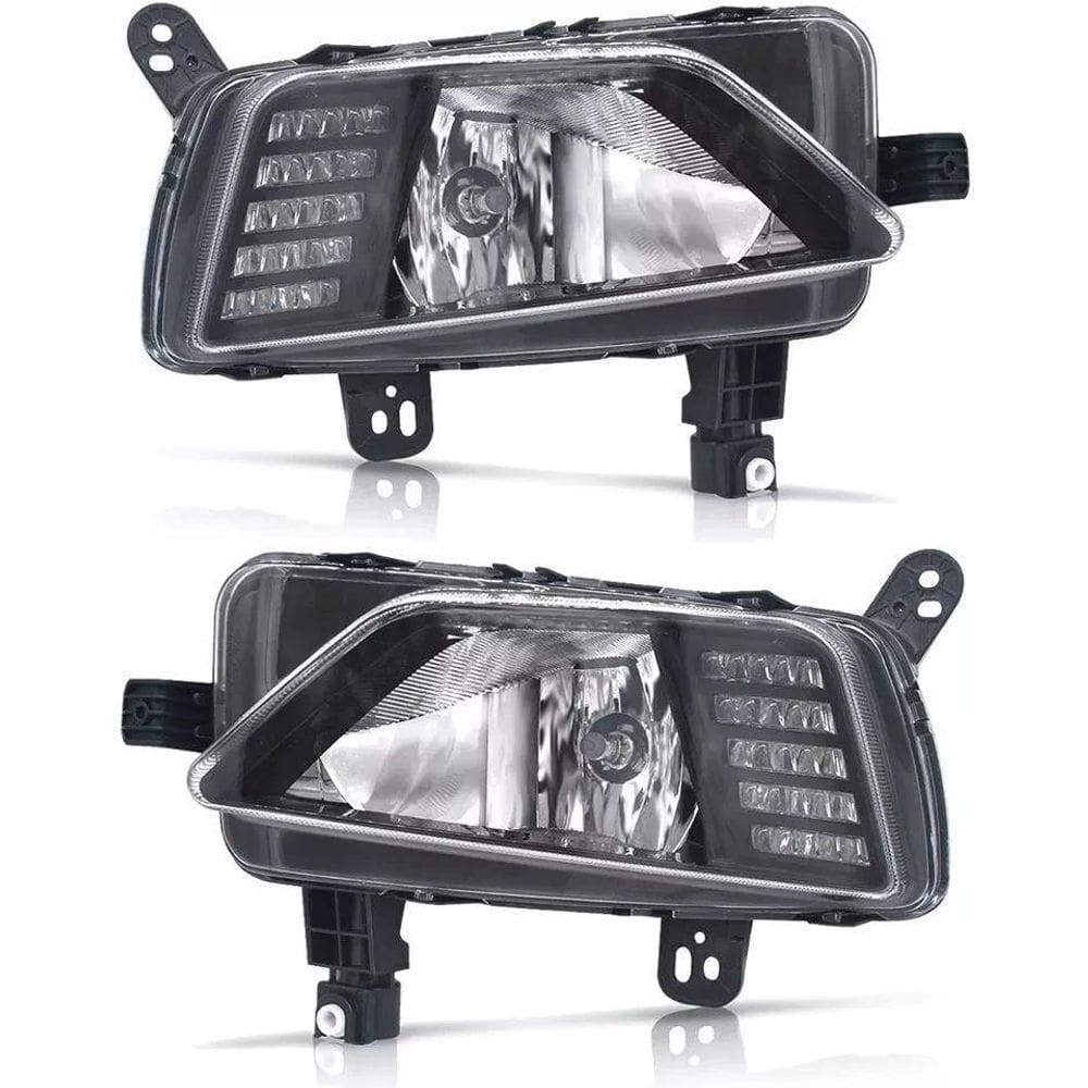 Kit Faróis Auxiliar Vw Novo Polo DRL LED H8/H11 2018 2019