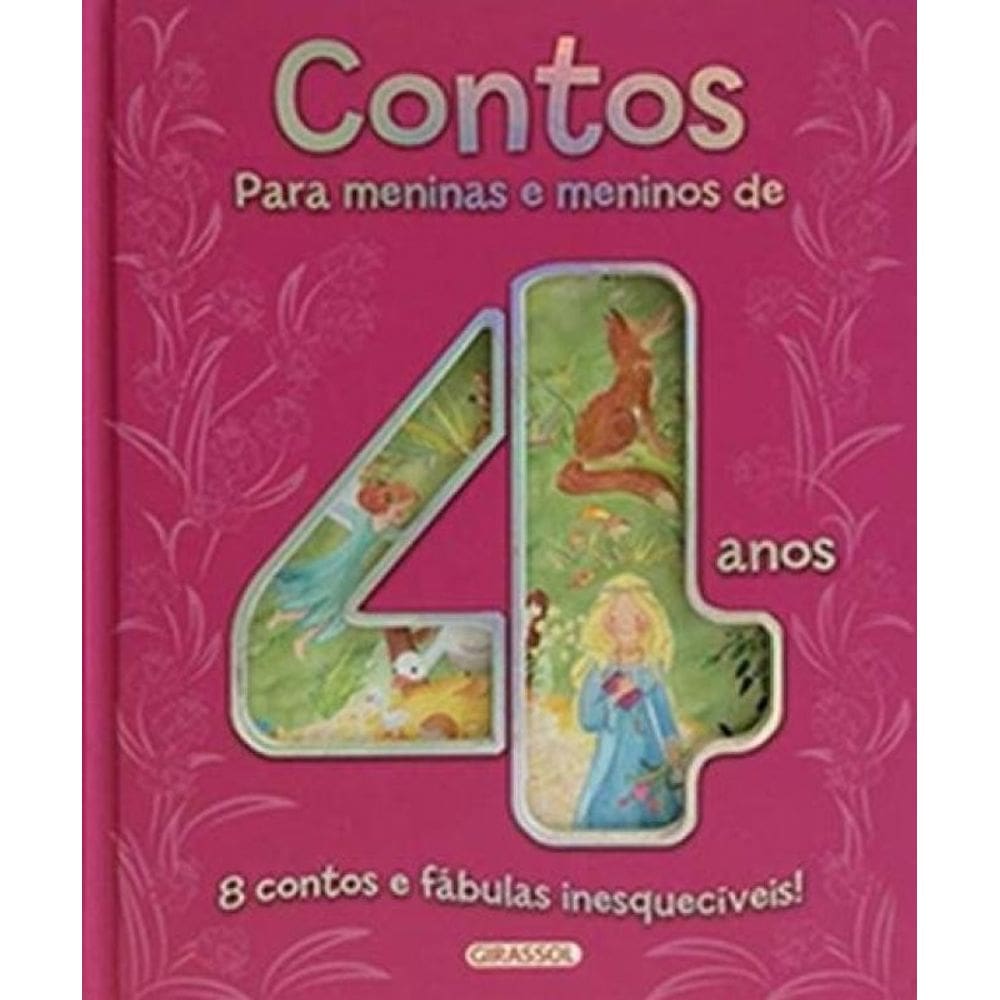 Livro Contos Para Meninas E Meninos De 4 Anos