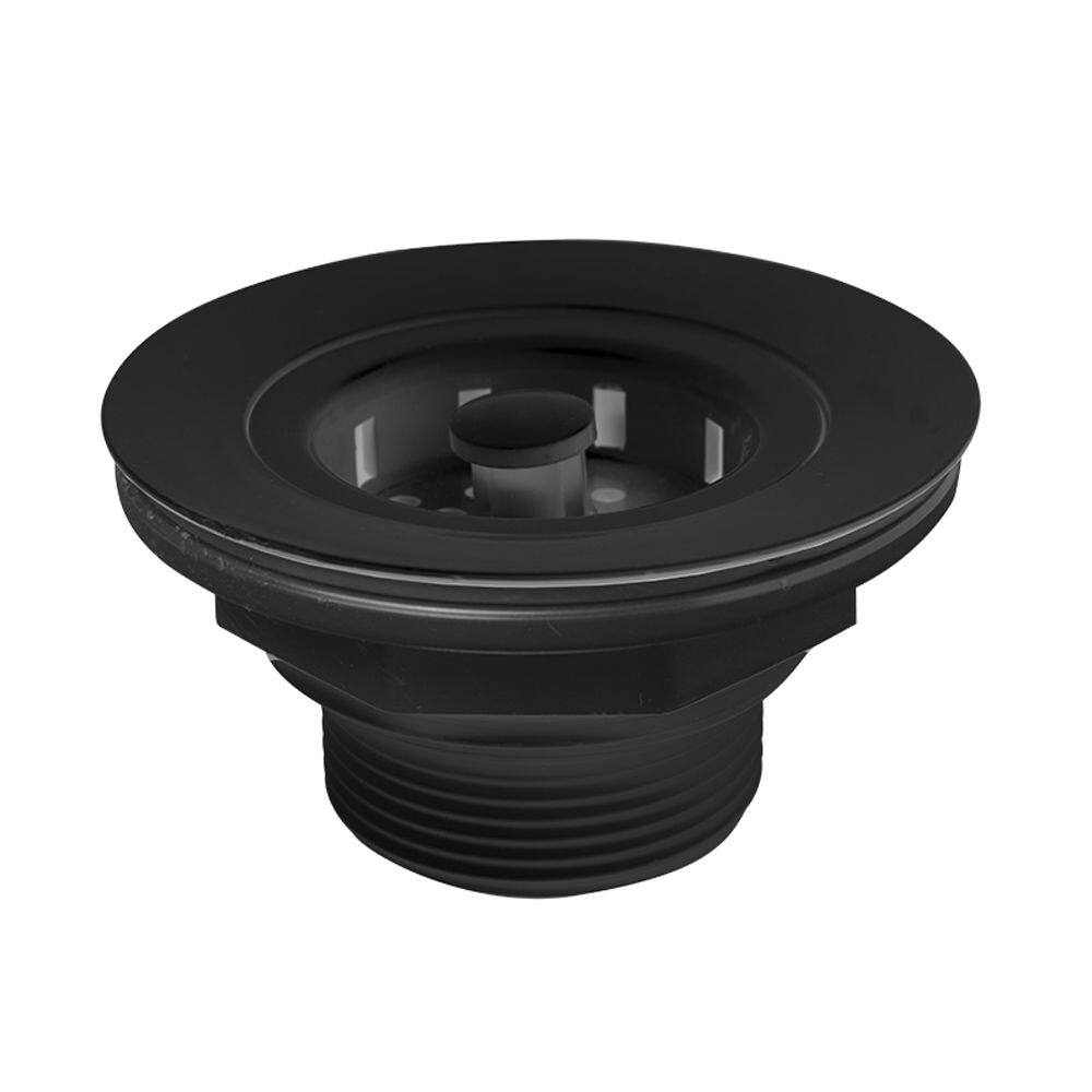 Válvula Americana Escoamento P/ Pia 3.1/2`` Preta Estrela