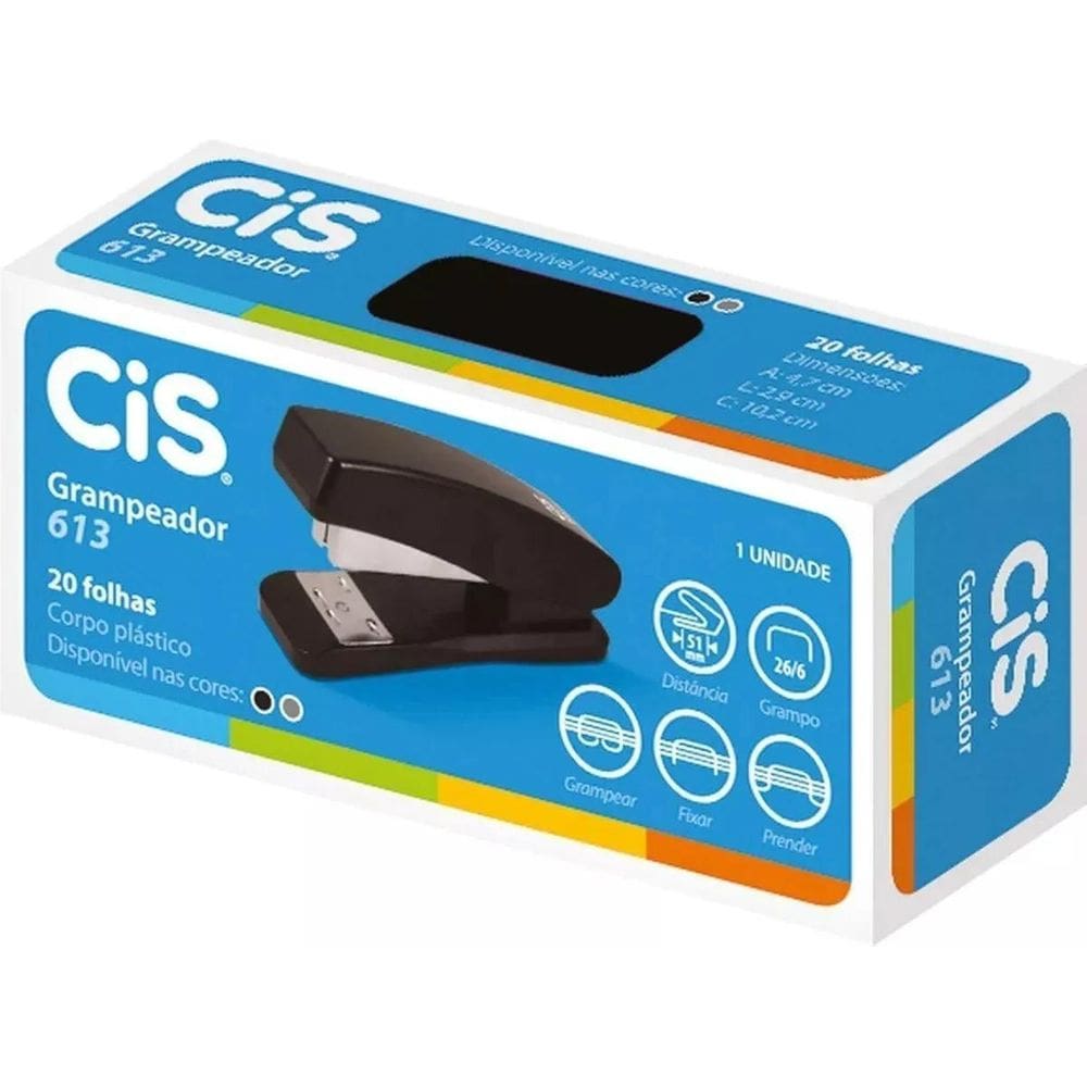 Grampeador 20 Folhas 613 Cis