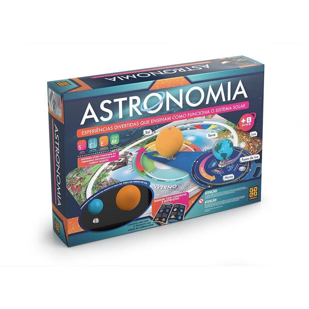 Kit Astronomia - Maquete Órbita Terra Sol | STEM | 8+ anos