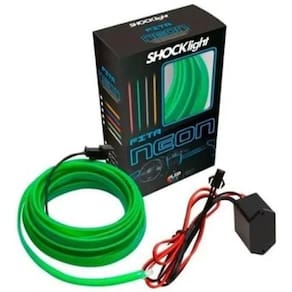 Fita Led Neon Verde 5 Metros para Painel/Interior Automotivo