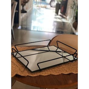 Bandeja Any Black Matte 30 X 40 Cm-Hara