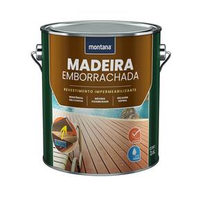 Revestimento p/ Deck Impermealizante Madeira Emborrachada Montana 3,6 Lt