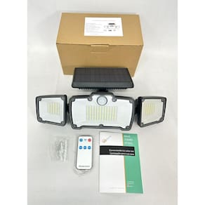Luminária Solar com Controle Remoto 218 Leds - 400 Lumens