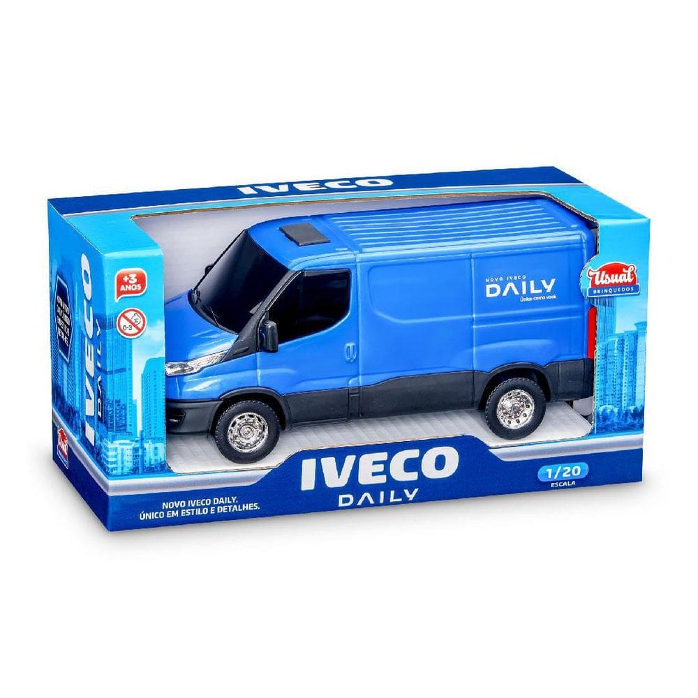 Miniatura Nova Iveco Daily Azul