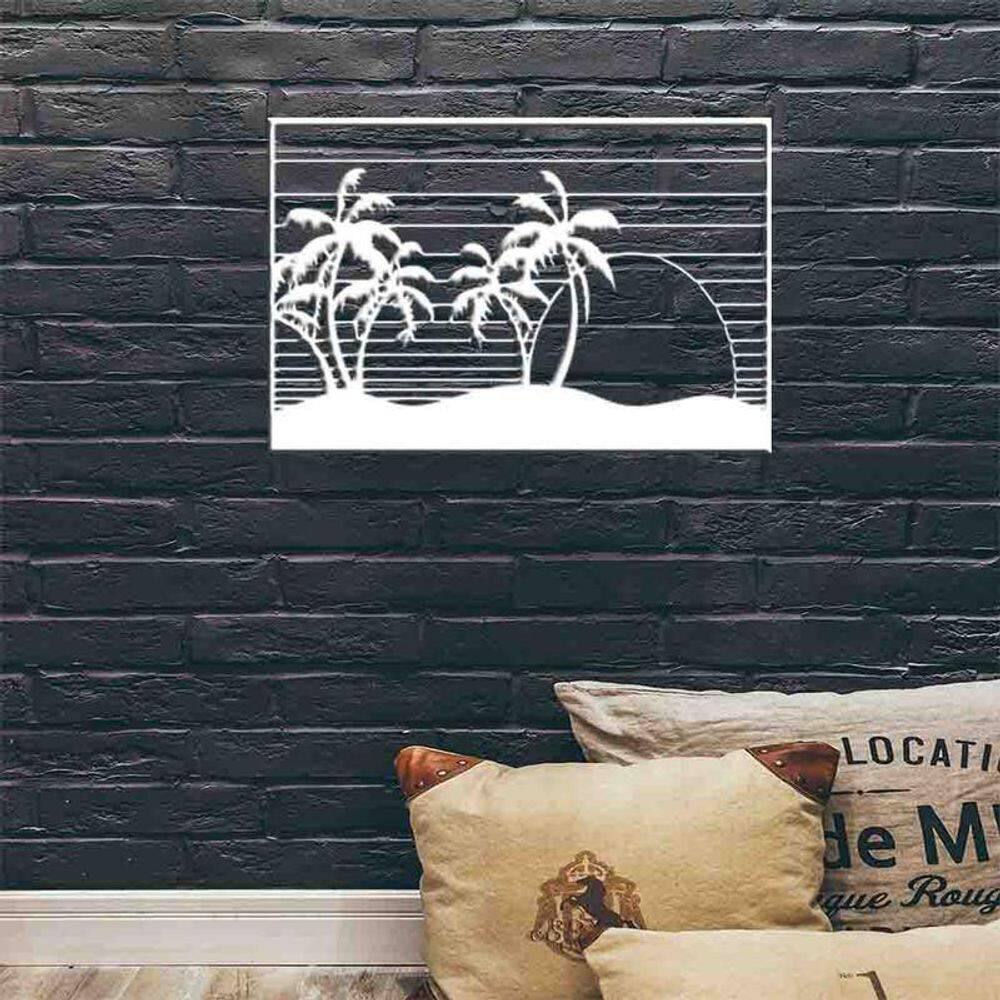 Quadro Decorativo Pôr Do Sol Vazazdo - Mdf 3Mm 002