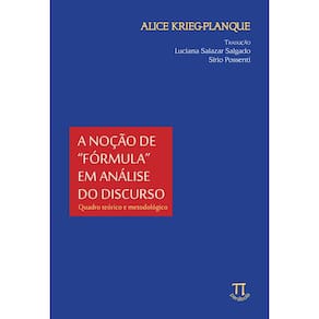 Livro Noção De Fórmula Em Análise Do Discurso
