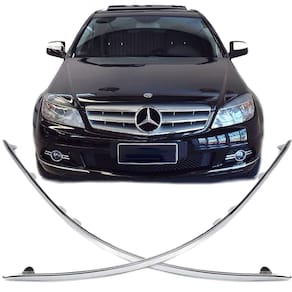 Par Frisos Parachoque Dianteiro Mercedes C200 C280 08 A 11